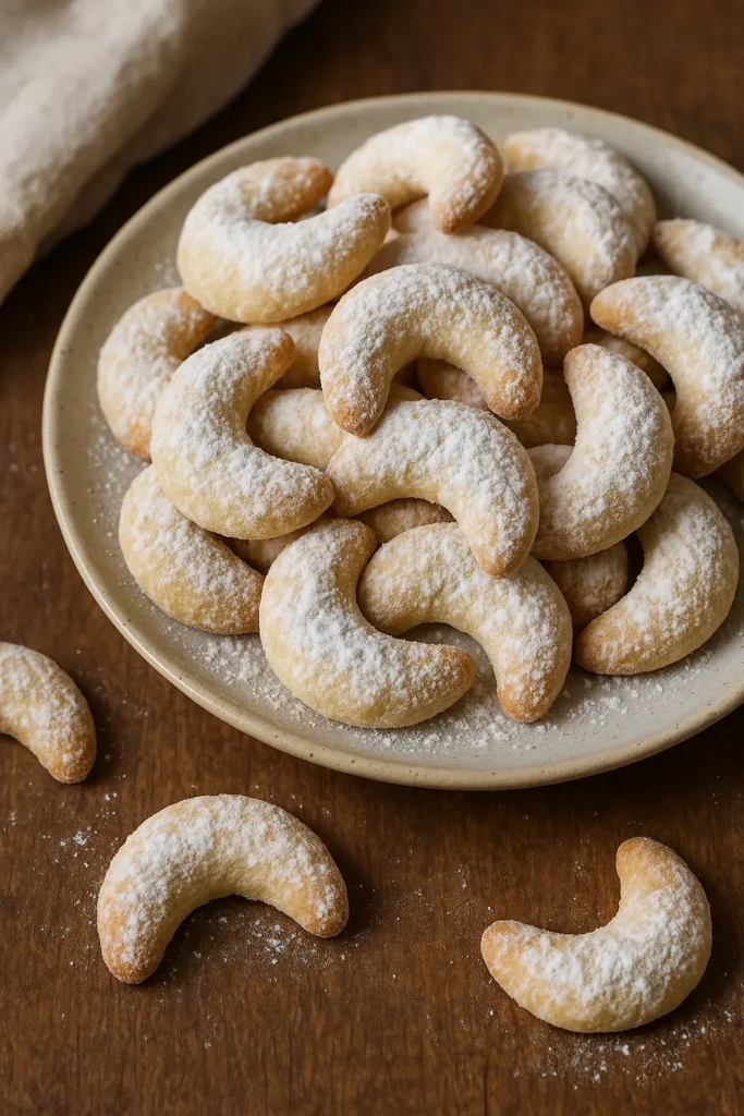 Vanilla Crescents – tender Christmas cookies