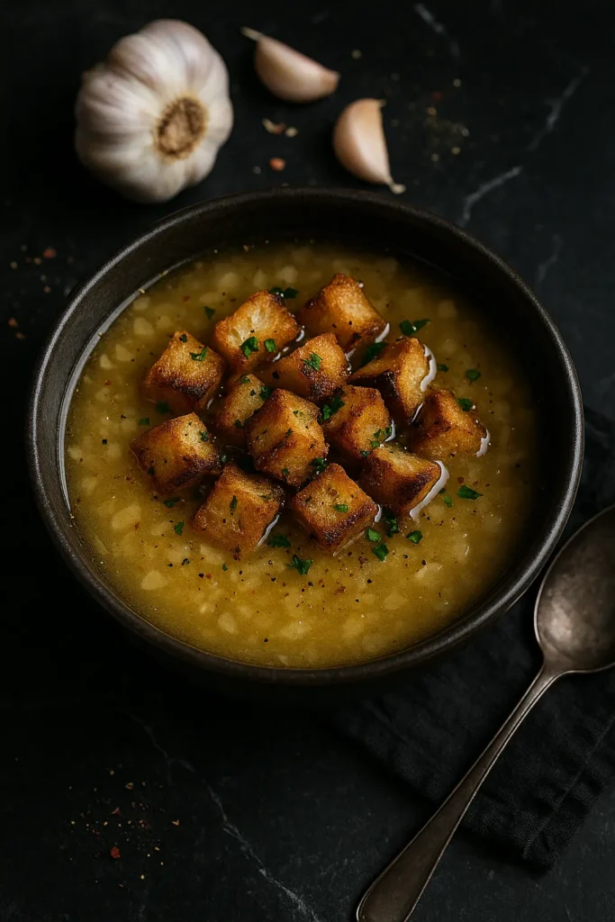 Garlic soup