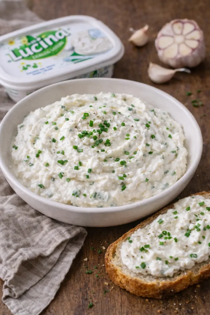 Garlic spread from Lučina