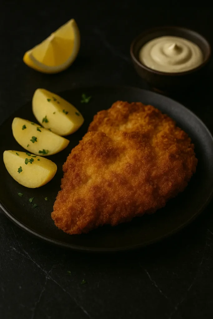 Crispy chicken cutlet like grandma used to make