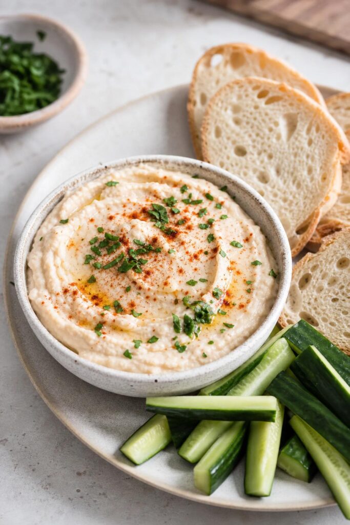 Bean spread with garlic and smoked paprika
