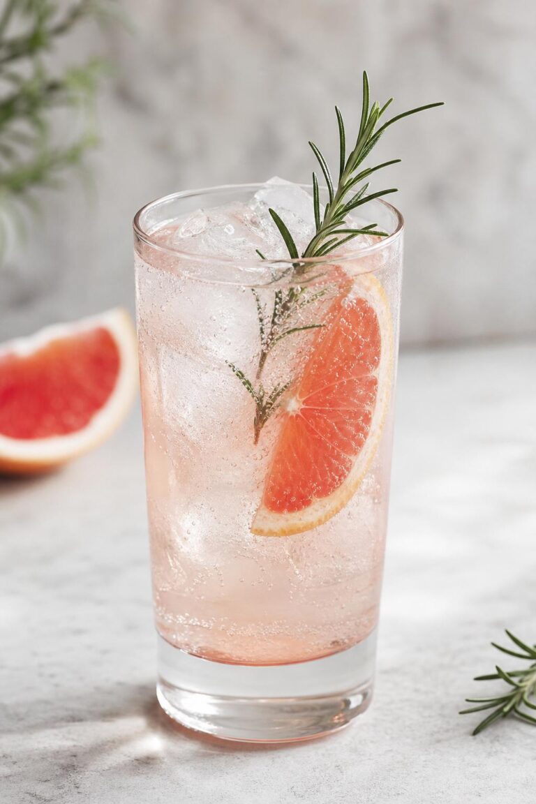 Grepový gin tonic s rozmarýnem – jednoduchý drink do 5 minut