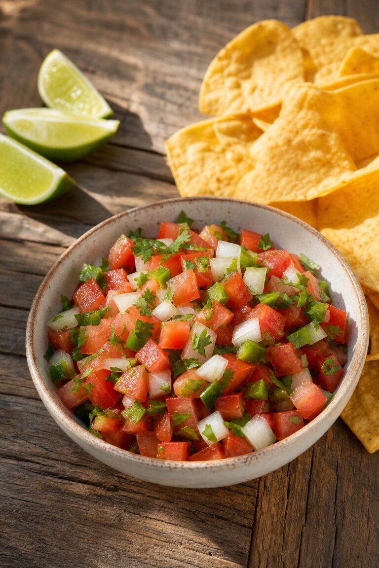 Pico de gallo – mexická rajčatová salsa do 10 minut