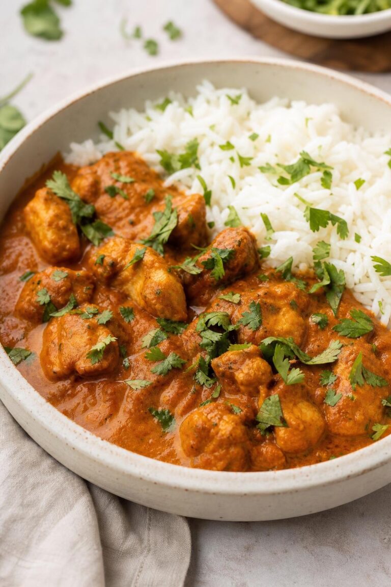 Kuřecí tikka masala s basmati rýží